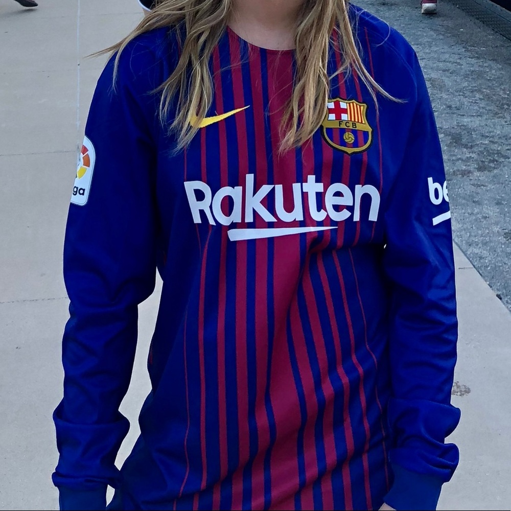 Barcelona FC Messi jersey Long Sleeve